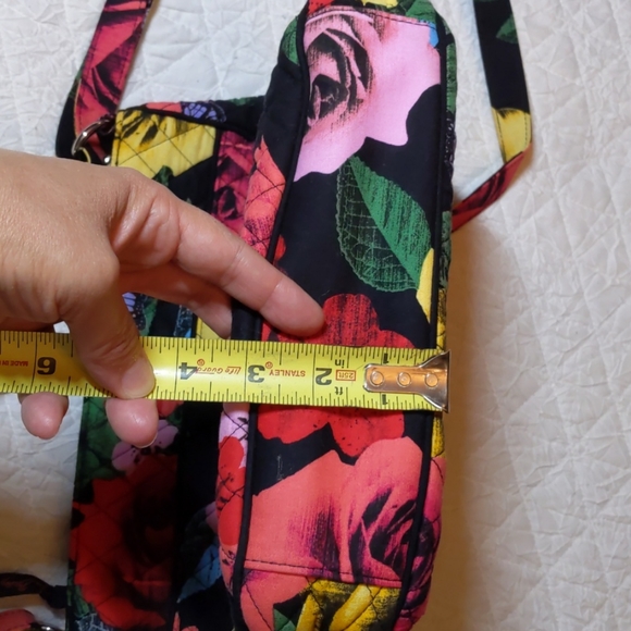 EUC Vera Bradley Crossbody Bag Red Pink Black - Picture 12 of 14